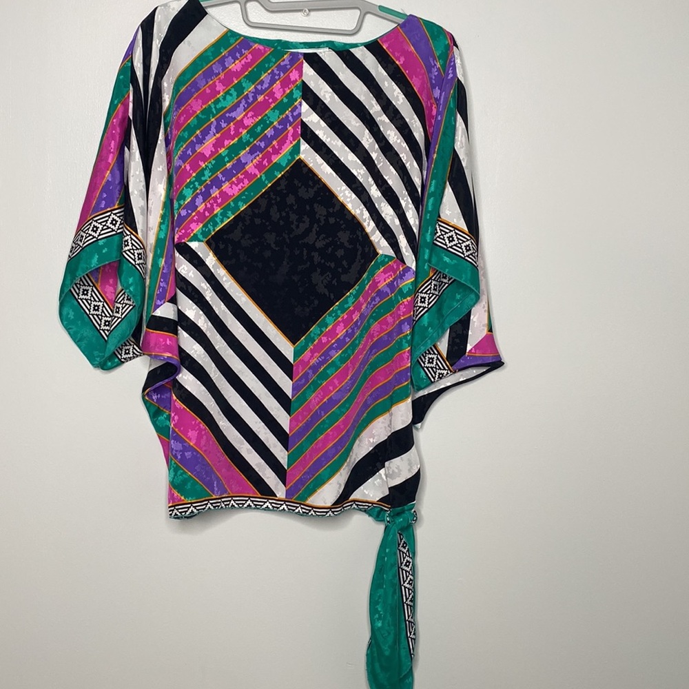 Vintage La Chemise Batwing Top - EUC